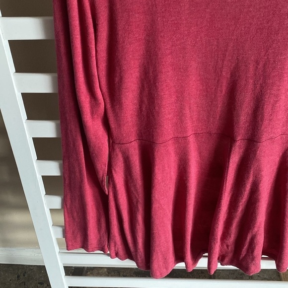 Peruvian Connection 100% Pima Cotton Pink Open Cardigan - Picture 5 of 10